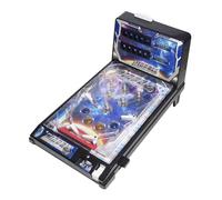 Mini Flipper da Tavolo Elettronico Retrò con Luci Suoni e Tabellone Segnapunti Gioco Spara-Palle Portatile da Tavolo per Bambini e Adulti