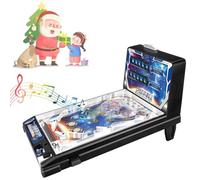 Mini Flipper Elettronico da Tavolo con Luci Suoni e Segnapunti Digitale Gioco di Flipper da Tavolo Retrò per Bambini e Adulti