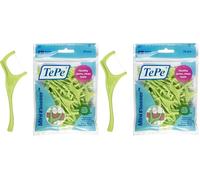 Mini Flosser, 36 pezzi, filo interdentale per denti, efficace strumento per rimozione della placca interdentale, per una pulizia facile tra i denti, per spazi stretti (Confezione da 2)