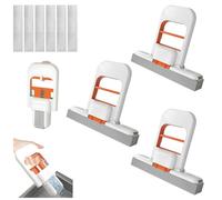 Mini foldable desktop mop,mini mocio portatile con spugna per la pulizia, strumento di pulizia con spugna auto-spremibile, per bagno, cucina, scrivania, vetro, soggiorno, auto