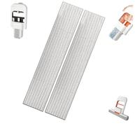 Mini Foldable Desktop Mop, Portable Mini Cleaning Mop, Wet and Dry Use Cleaning System, with Replacement Mo-p Head, Self-Squeeze, No Hand Wash, for Bathroom & Kitchen, Home Use (Sponge Strips*2)