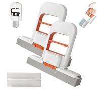 Mini Foldable Desktop Mop, Portable Mini Cleaning Mop, Wet and Dry Use Cleaning System, with Replacement Mo-p Head, Self-Squeeze, No Hand Wash, for Bathroom & Kitchen, Home Use (2PCS)