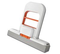 Mini Foldable Desktop Mop,Wet and Dry Use Cleaning System,Mini Mop,for Small Spaces,Bathroom,Kitchen,Desktop,Glass,Living Room,Car (White)