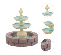 Mini fontana da tavolo in resina, decorazione a cascata per la casa, elemento