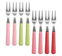 Mini Forchette da Frutta a Forma, Mini Spiedini, Confezione da 8 Forchettine Aperitivo, Stuzzicadenti Decorativi, Finger Food Forchette, Aperitivo Accessori per Torte e Dolci Mini Spiedini