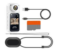 Mini Formato Portatile Action Camera | Video Video Videocitofono per Vlog, Viaggio, Famiglia, Bambino, Animali | Fotocamera Compatta Ideale per Camminare, Vacanze E Avventure All'aperto