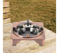 Mini fornello da campeggio con bruciatore Wok, fornello da cucina per