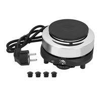 Mini Fornello Elettrico, 220V 500W Fornelletto Elettrico Portatile Fornello da Campeggio con Piastra da 10cm per Latte, Acqua, Caffè, Tè