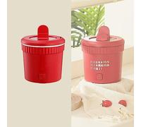 Mini Fornello Elettrico Multifunzionale, Piccola Pentola All-in-One Multifunzionale for Uso Domestico, Mini Fornello Ramen Antiaderente Da 1 Litro E Coperchio Della Pentola In Vetro Con Supporto for C