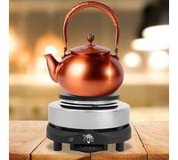 Mini Fornello Elettrico Portatile, 500w Stufa da Tè Elettrica Mini Piastra Riscaldante Elettrica Piastra Riscaldante da Viaggio Fornello da Campeggio, 5 Livelli di Cottura, per Cucina Tè Caffè