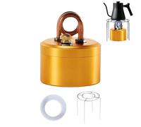 Mini fornello portatile ad alta potenza 2026 per esterni e stufa ad alcol, mini fornello da campeggio ad alcool, bruciatore leggero in ottone e alluminio con supporto, antivento riscaldamento più