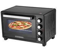 Mini forno 35 litri | 1600 Watt | per pizza | illuminazione interna | incl. teglia e griglia | spiedo girevole elettrico | 60 minuti
