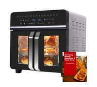 Mini Forno Ad Aria 23 Litri, Friggitrice Ad Aria Doppio Cestello 1800W, Airfrye