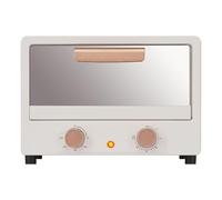 Mini forno da banco da 800 W, forno elettrico multifunzionale 15L per uso domestico con 70-250 ℃ Controllo preciso della temperatura e griglia a doppio strato per cottura