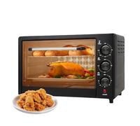 Mini forno, mini forno, 22 l, con teglia e griglia, forno per pizza 1000 W, 100 - 250 °C, timer 0 - 60 minuti, per cottura e scongelamento, forno per campeggio, piccolo forno (22 L)
