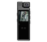 Mini fotocamera 4K UHD con registrazione audio e video obiettivo girevole a 180° 6 T WiFi Vita con batteria Ora Camera Video 1,3 pollici