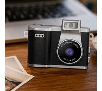 Mini fotocamera digitale portatile con portachiavi per feste, la Giornata