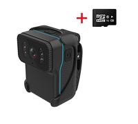 Mini fotocamera per il corpo, 1080P HD Corpo portatile Action Camera WiFi DV Videocamera Registrazione in loop Supporto TF Card Night Vision Cam Video MP4 per le forze dell'ordine, consegna (Color :