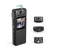 Mini fotocamera per il corpo, A22 1080P Mini videocamera digitale for visione notturna a infrarossi con schermo LED Piccola videocamera Body Cam for Home Office per le forze dell'ordine, consegna ( Si