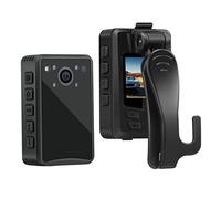 Mini fotocamera per il corpo, A23 Police Body Camera HD 1080P DVR Videocamera di sicurezza IR Mini videocamere for visione notturna con registrazione della durata della batteria di 14 ore per le forze