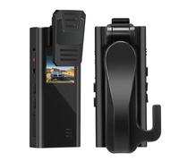 Mini fotocamera per il corpo, A30 Full HD 1080P Fotocamera montata sul corpo Schermo da 1.3 "Visione notturna Rilevazione del movimento Clip Mini videocamera Registrazione Webcam per le forze dell'ord