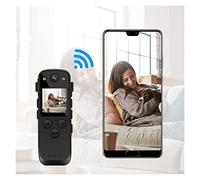 Mini fotocamera per il corpo, A31 Mini fotocamera digitale Full HD 1080P Cam montata sul corpo Piccola videocamera portatile for corpo di polizia WIFI Webcam for auto DVR da vicino per le forze dell'o