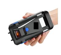 Mini fotocamera per il corpo, Clip posteriore del telefono 2D Scanner di codici a barre Bluetooth Lettore di codici a barre portatile Codice a matrice di dati Scanner QR 1D 2D Clip posteriore del tele