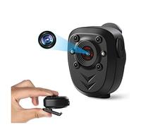 Mini fotocamera per il corpo, Corpo della polizia Risvolto Videocamera indossata 1080P HD DVR IR Night Visible LED Light Cam Record Digital Mini DV Recorder Voice 16G 32G per le forze dell'ordine, con