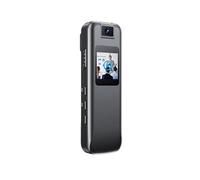 Mini fotocamera per il corpo, Full HD 1080P Sports DV Night Vision Motion Detection Body Camera LCD Screen Mini Camcorder Police Cam Bike Camera per le forze dell'ordine, consegna (Color : With scree