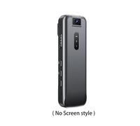 Mini fotocamera per il corpo, Full HD 1080P Sports DV Night Vision Motion Detection Body Camera LCD Screen Mini Camcorder Police Cam Bike Camera per le forze dell'ordine, consegna (Color : No screen
