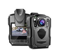 Mini fotocamera per il corpo, M5 1440P Fotocamera for il corpo 64GB Registratore della polizia 4200MAH Batteria Bodycam Fotocamera for il torace IP67 Mini Body Cam impermeabile per le forze dell'ordin