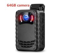 Mini fotocamera per il corpo, N9 1296P HD 128GB Telecamera indossata dal corpo Telecamera portatile multifunzionale IR notturna montata sul corpo Visione DVR Videocamera della polizia per le forze del