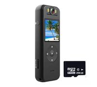 Mini fotocamera per il corpo, Telecamera ad alta definizione 4K, telecamera sportiva, telecamera for casco Hotspot WiFi, registratore for forze dell'ordine for guida motociclistica Mini DV da esterno