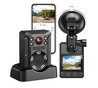 Mini fotocamera per il corpo, WIFI Mini Camera 4K, Body Camera 128G, Batteria 3500mAh 11 ore di registrazione Bodycam GPS Impermeabile IP67 Bodycam Piccole videocamere per le forze dell'ordine, conseg