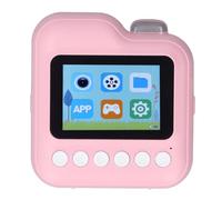 Mini Fotocamera per Stampante, Fotocamera Digitale per Bambini Filtri Portatili Ad Alta Definizione Design Batteria da 1200 MAh per i Viaggi (PINK)