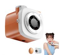 Mini fotocamera Shaped Portable Fan with Lanyard,Portable Mini Handheld & Neck Fan with 199-Speed Turbo Cooling,Cute Compact HandheldFan,Lightweight PersonalFan for Outdoor,Office,Desk Use