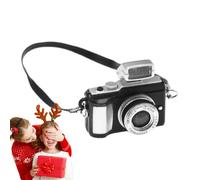 Mini fotocamera SLR in stile retrò, piccolo modello di fotocamera, accessorio di scena per fotografia, design realistico, mini oggetto da collezione | Piccola fotocamera per Doll
