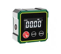 Mini Four-Sided Magnetic Laser Angle Meter, Digital Display Rechargeable Angle Meter, Woodworking and Renovation Tool(Without laser)