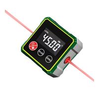 Mini Four-Sided Magnetic Laser Angle Meter, Digital Display Rechargeable Angle Meter, Woodworking and Renovation Tool(With laser)