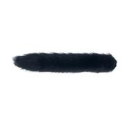 Mini Fox Anal Plug Cute Tail Anal Toys For Beginner Stainles Steel Anal Plug BDSM Game Cosplay Sex Toys For Woman Couple Men(Black 2.2cm)