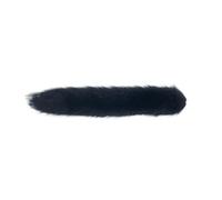 Mini Fox Anal Plug Cute Tail Anal Toys For Beginner Stainles Steel Anal Plug BDSM Game Cosplay Sex Toys For Woman Couple Men(Black 1.8cm)