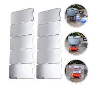 Mini frangivento con bruciatore da campeggio esterno 2 pezzi con stufa a scatto