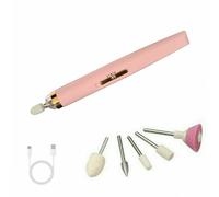 MINI FRESA MANICURE PEDICURE 5 PUNTE RICARICABILE USB PORTATILE UNGHIE NAILS