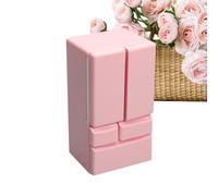 Mini Fridge - 1:12 Scale Double Door Design, Creative Toy Kitchen Appliance Accessory, Children Play Home Furniture | Realistic Decorative Set for Birthday Christmas Easter Gift