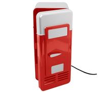 Mini Fridge - ABS e elettronico, 7,68 x 3,74 x 3,74 in Beverage Refrigerator USB-Powered Cooler e Warmer | Design portatile Dual-Function Storage, Compact Small Fridge per Dorm Room, Bedroom