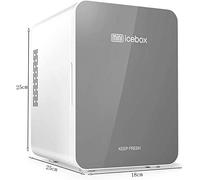 Mini Fridge Electric Cooler and Warmer: AC/DC Portable Thermoelectric System 4L Mini Fridge Car Refrigerator Single Core Refrigeration Ultra Quiet Low Noise Car Mini Refrigerators (Color : Pink)