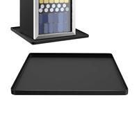 Mini Fridge Mat 23.62 X 23.62 Inches | 24x24inch Silicone Non-Slip Reusable Protector,Mini Fridge Accessories - For Bedroom Dorm Home Office Moving Under Kitchen Hotel RV Indoor