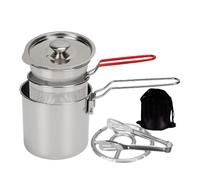 Mini friggitrice compatta, pentola in acciaio, friggitrice a cestello da 1,2 l per cucina, design con controllo del calore, accessorio da cucina con facile pulizia, preparazione pasti a