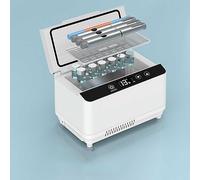 Mini Frigo,Frigo per Insulina a Temperatura controllata 2-8 °C - Diabete Mini Frigo per Medicinali 145x145x230mm - Batteria Inclusa