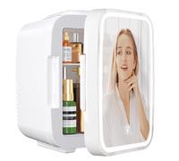 Mini Frigo per Camera Frigo Skincare con Specchio LED Piccolo Frigo da 4 L